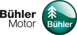 This picture shows the logo of Bühler Motor